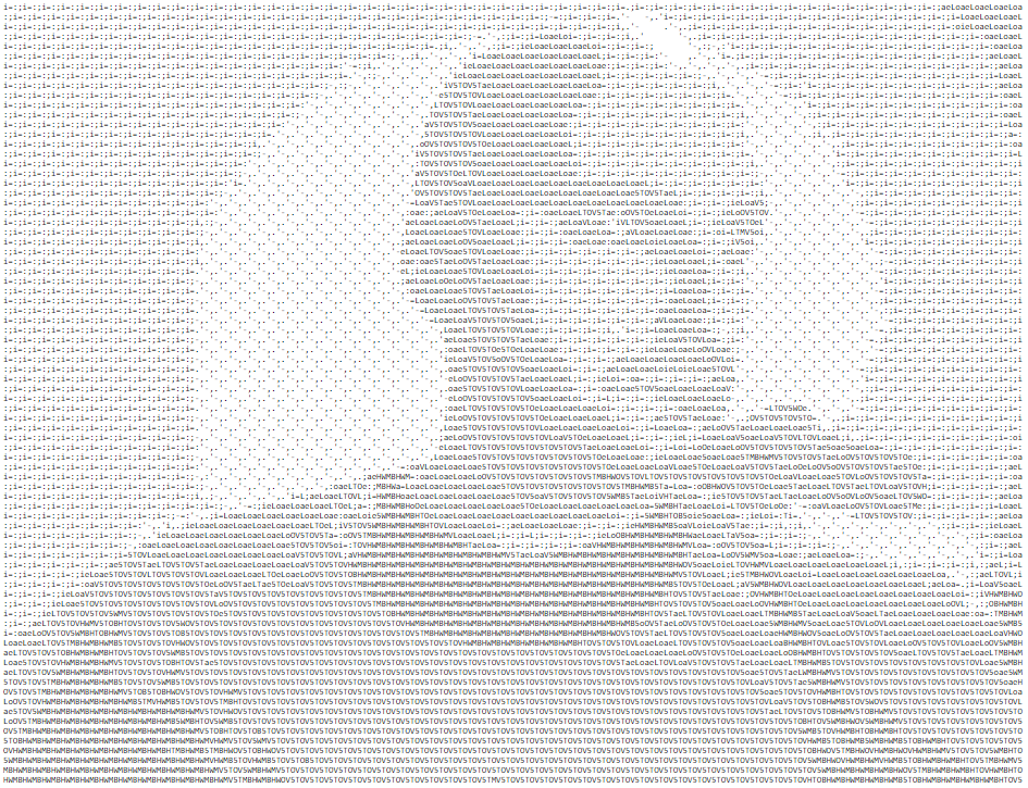 ASCII frame of the video